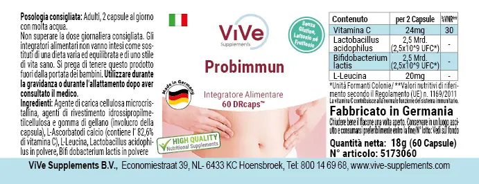 Probimmun met bacterieculturen