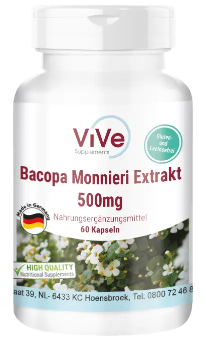 Bacopa Monnieri extract 500mg
