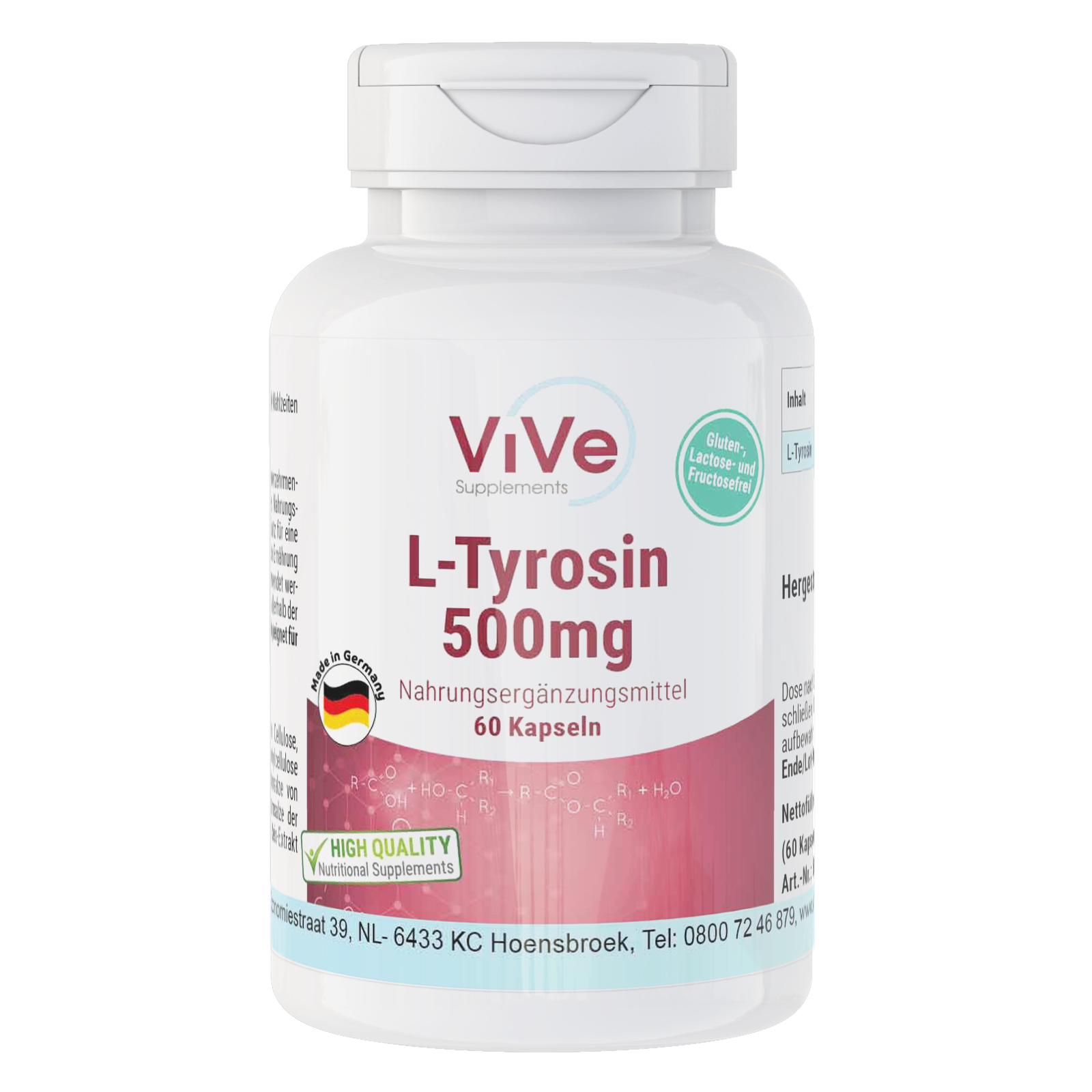 L-Tirosina 500mg