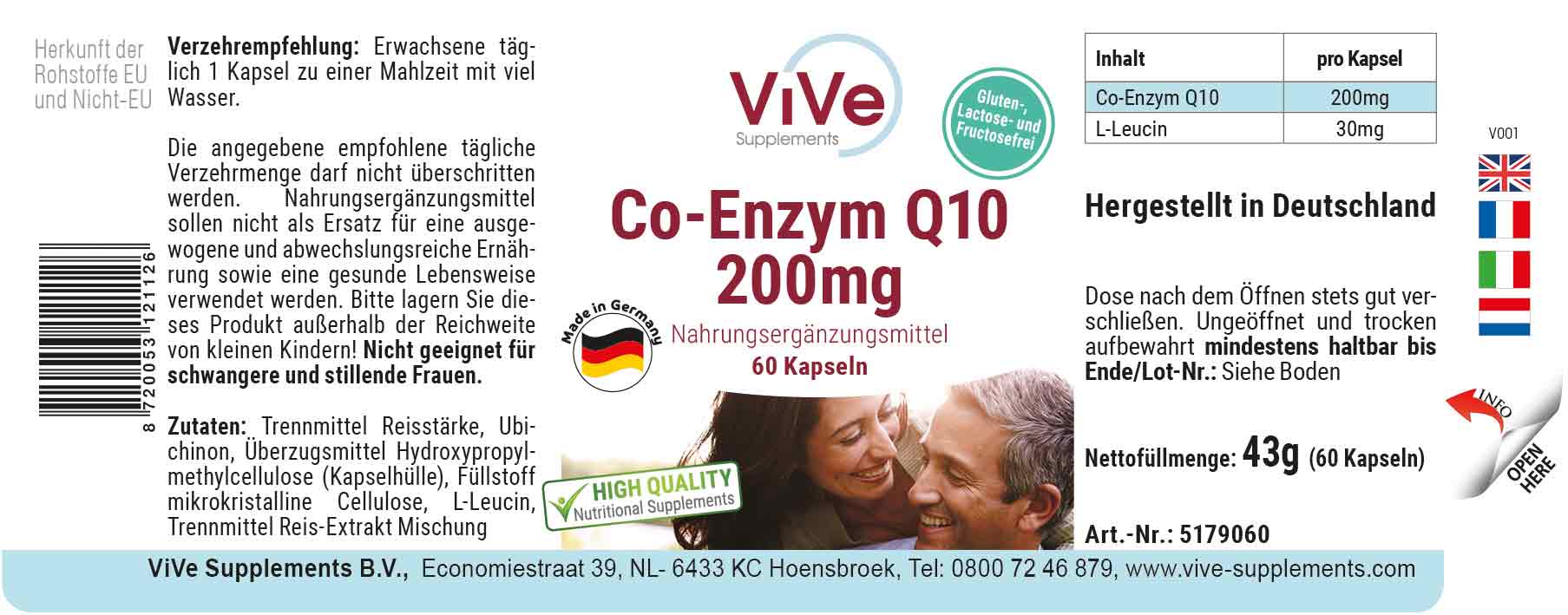 Coenzyme Q10 200mg