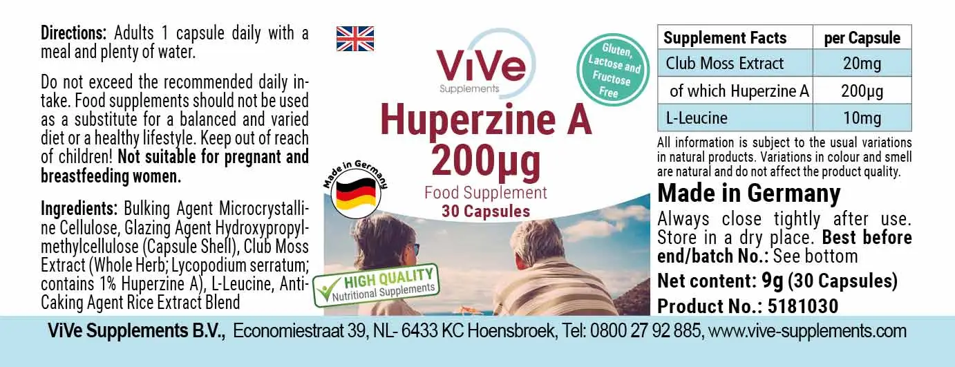 Huperzin A 200µg