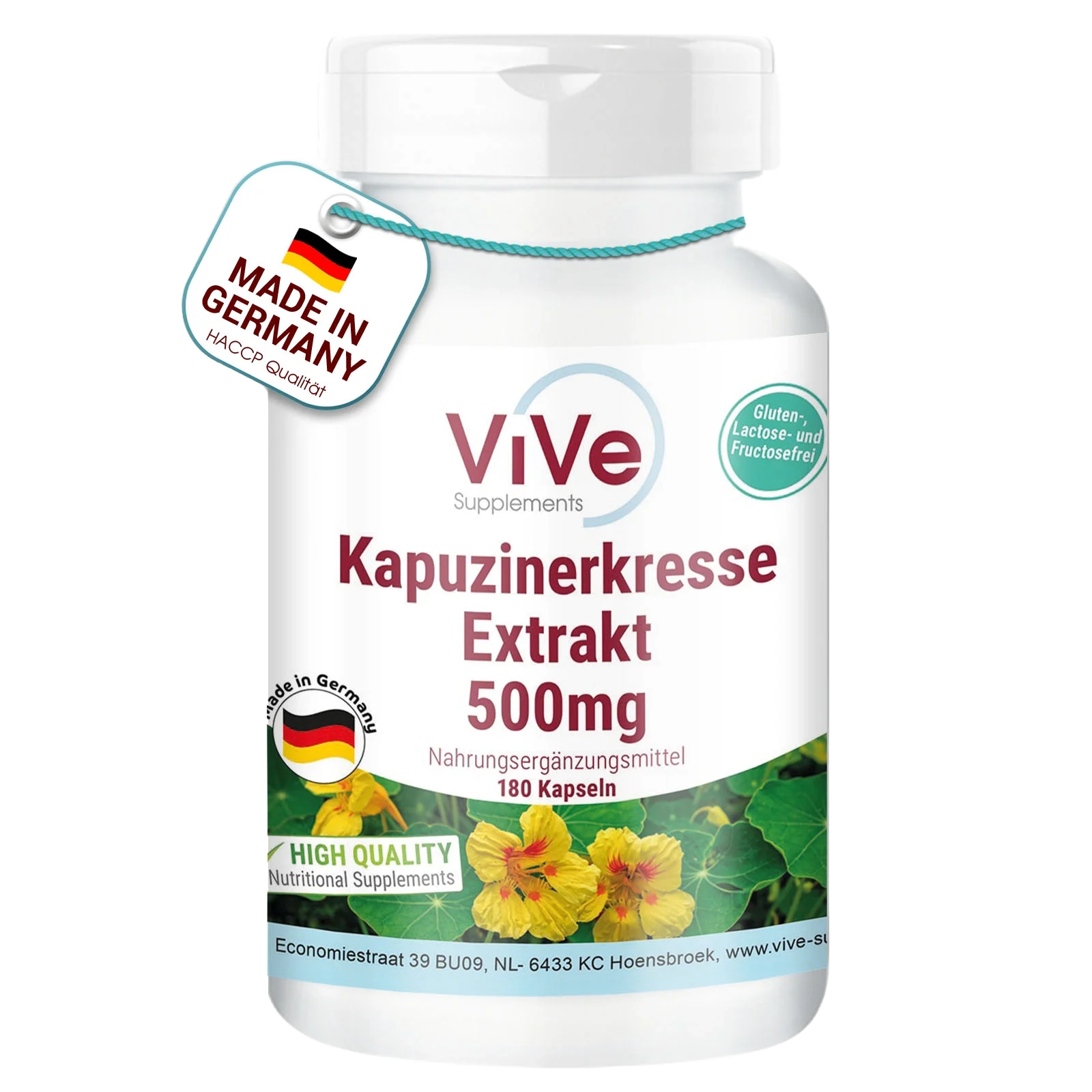 Kapuzinerkresse Extrakt 1500mg | Vive Supplements Kapuzinerkresse Extrakt 1500mg | Vive Supplements