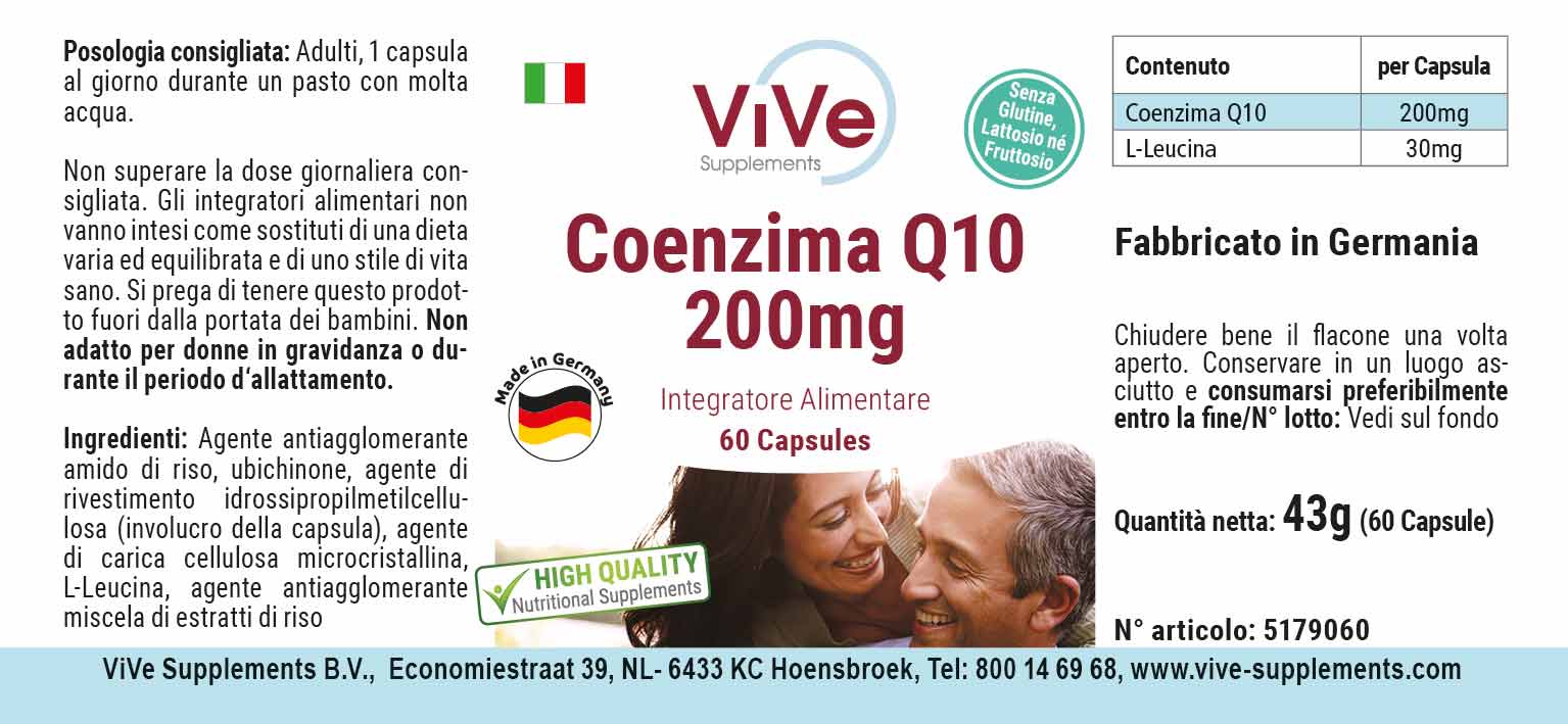 Coenzyme Q10 200mg