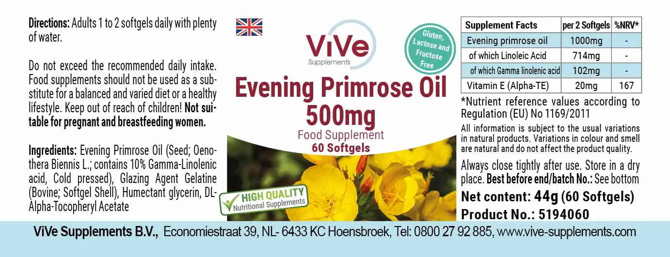 Evening Primrose Oil 500