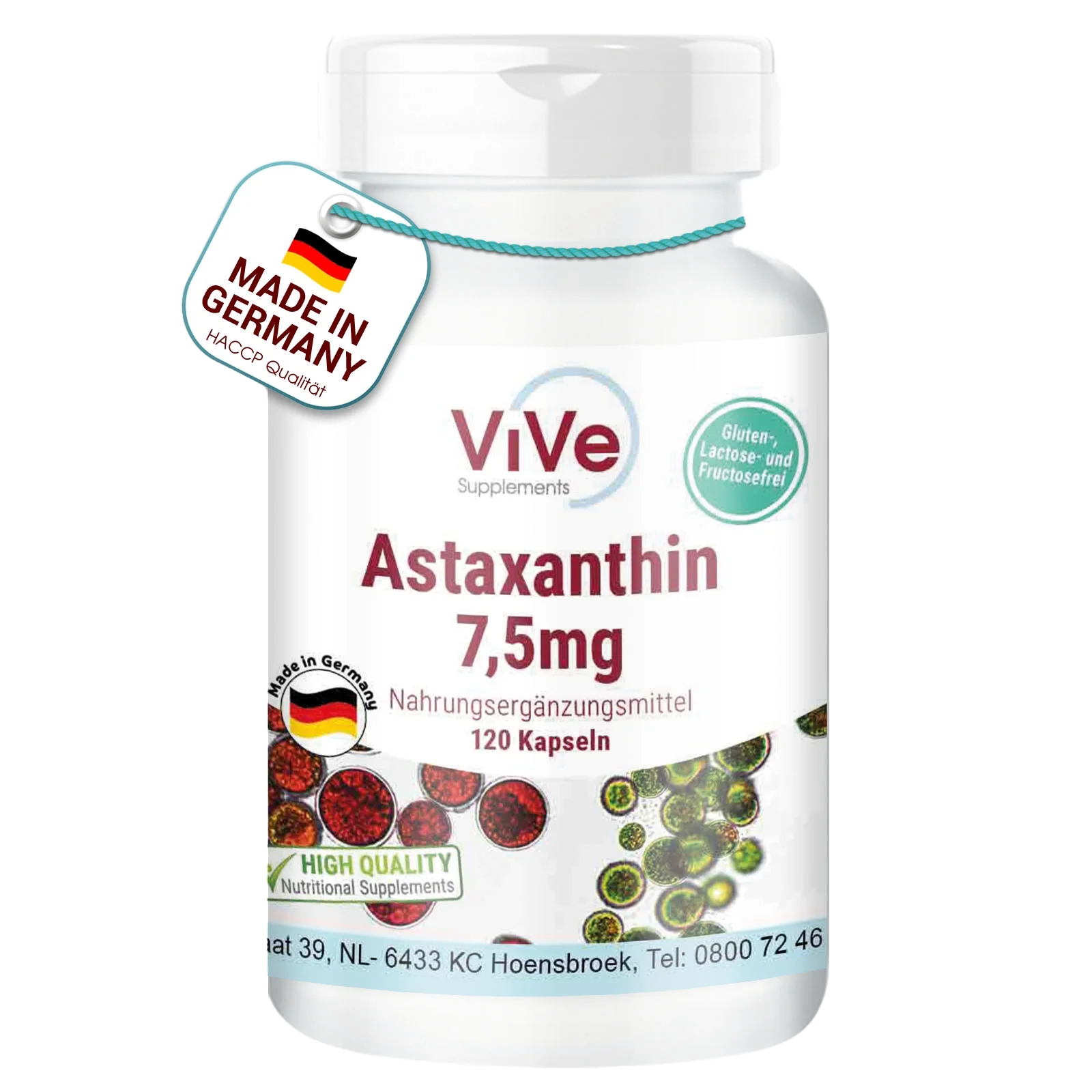 Astaxantin 7.5mg | Vive Supplements Astaxantin 7.5mg | Vive Supplements