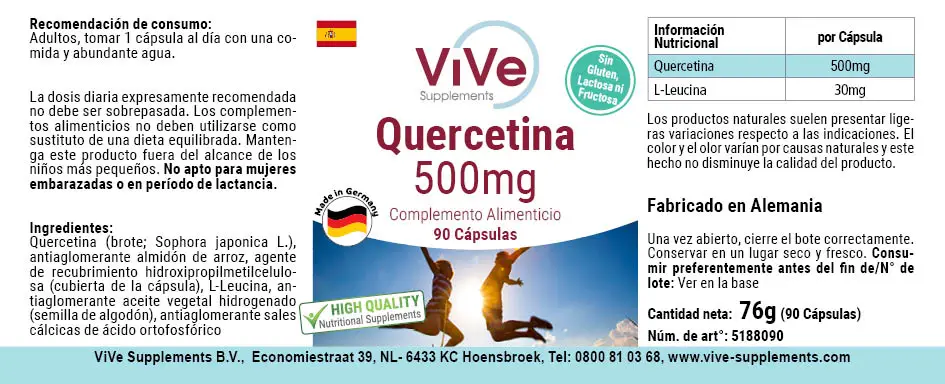 Quercetin 500mg