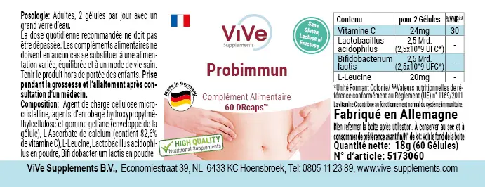 Probimmun met bacterieculturen