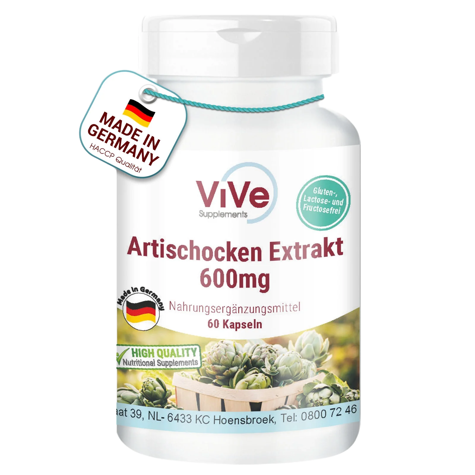 Artischocken Extrakt 1200mg | Vive Supplements Artischocken Extrakt 1200mg | Vive Supplements