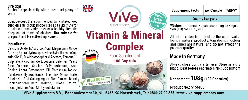 Vitamine- en mineralencomplex