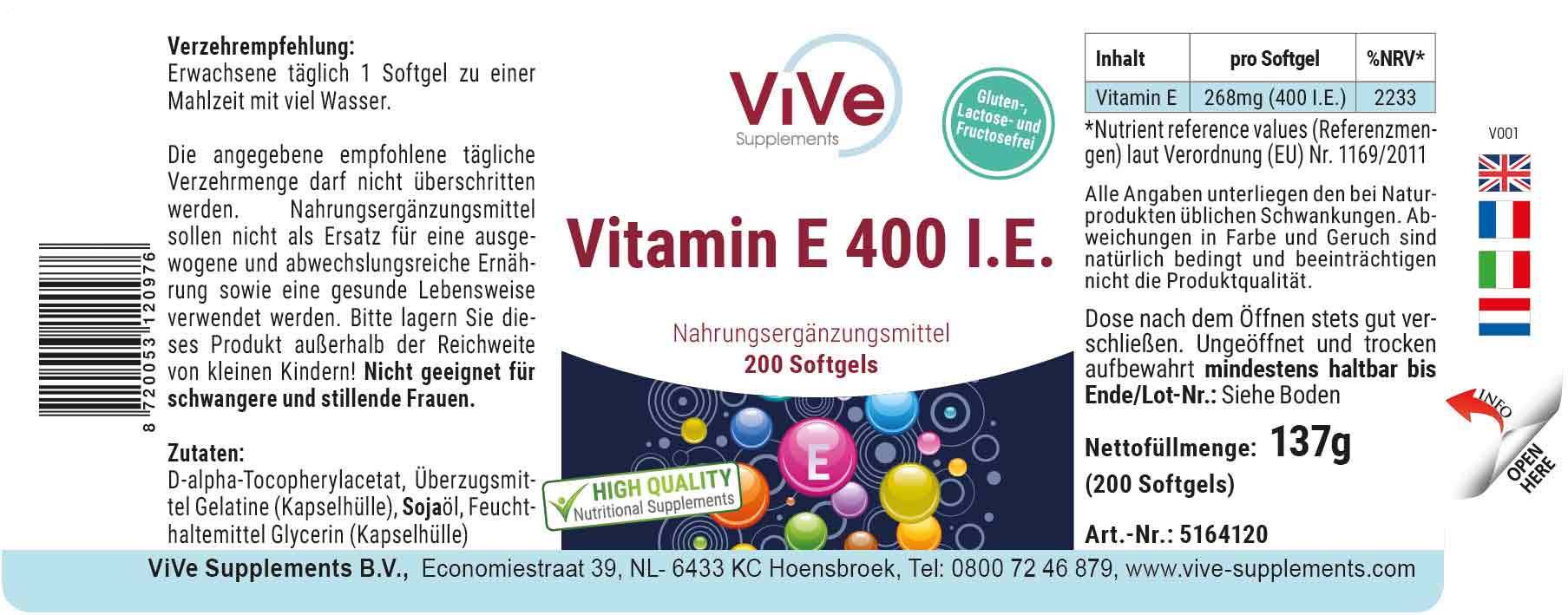 Vitamin E 400 I.E.