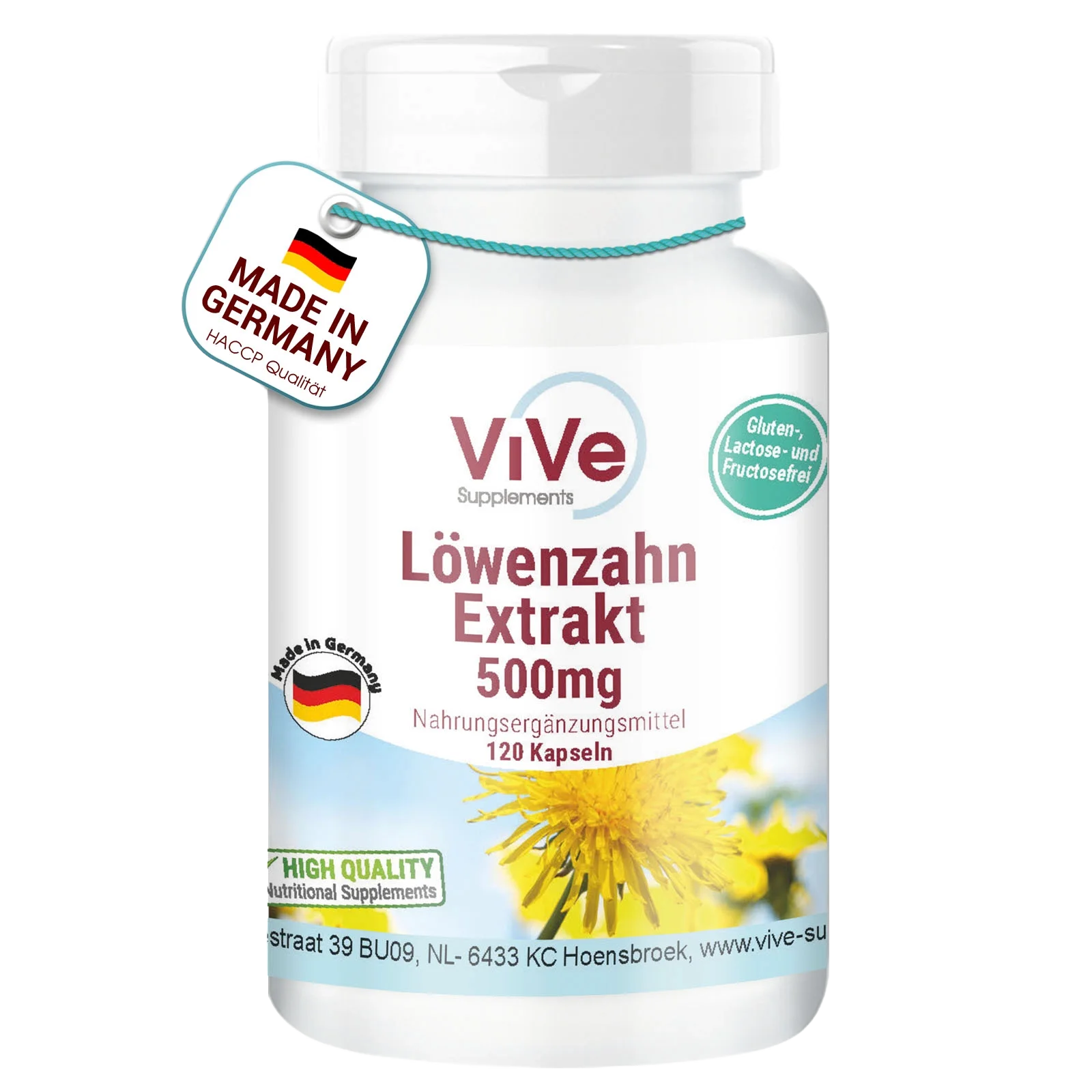 Löwenzahn-Extrakt 1000mg | Vive Supplements Löwenzahn-Extrakt 1000mg | Vive Supplements