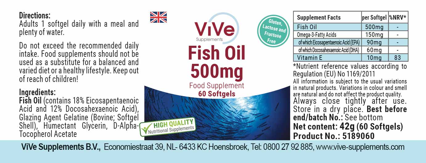 Olio di pesce 500mg