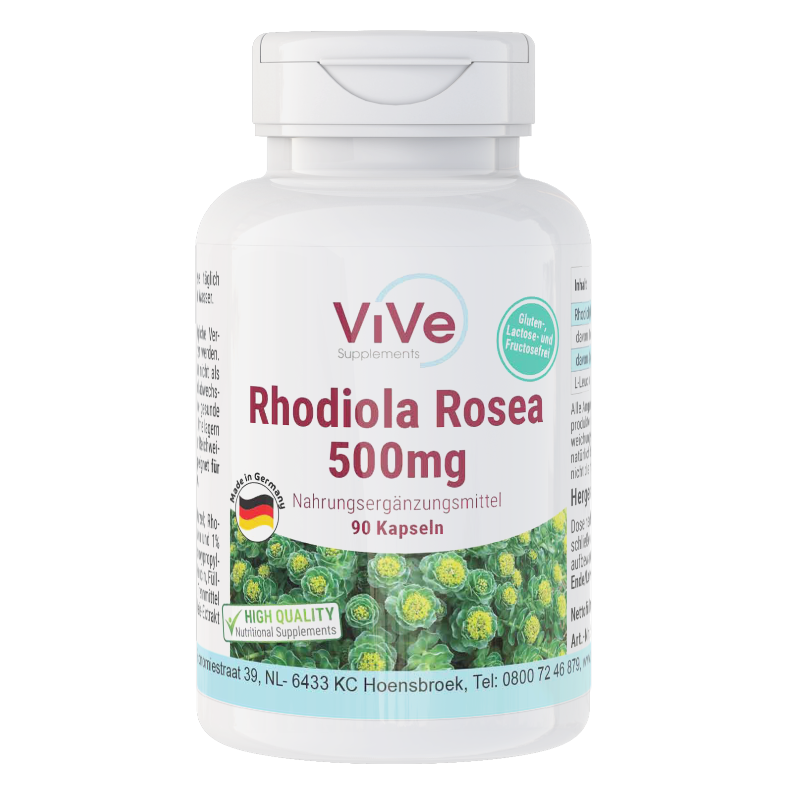 Rhodiola Rosea 500mg | Vive Supplements Rhodiola Rosea 500mg | Vive Supplements