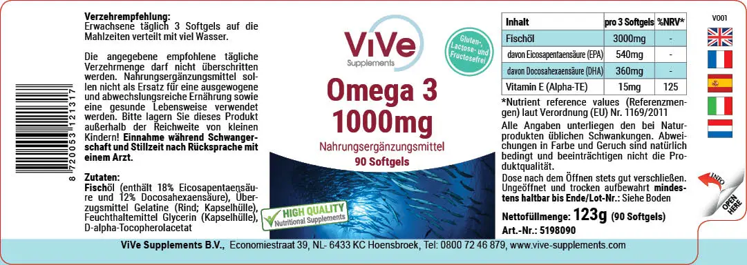 Omega 3 1000mg