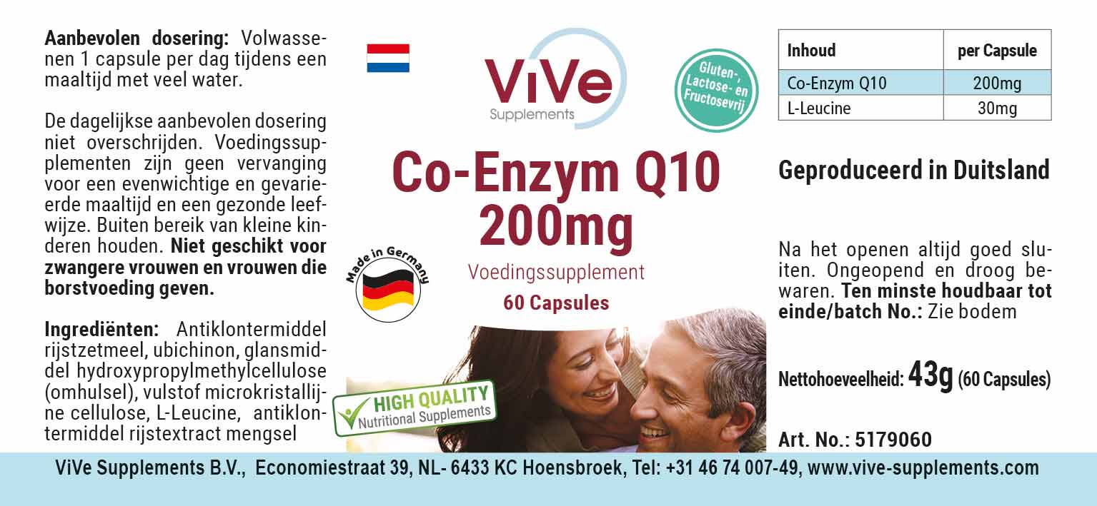 Coenzyme Q10 200mg