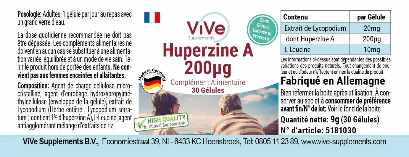 Huperzina A 200µg