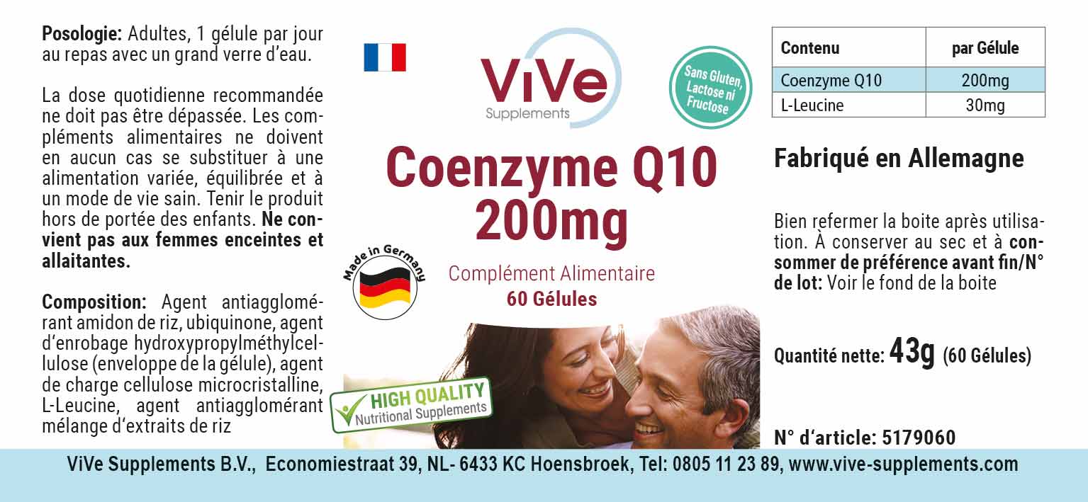 Coenzyme Q10 200mg