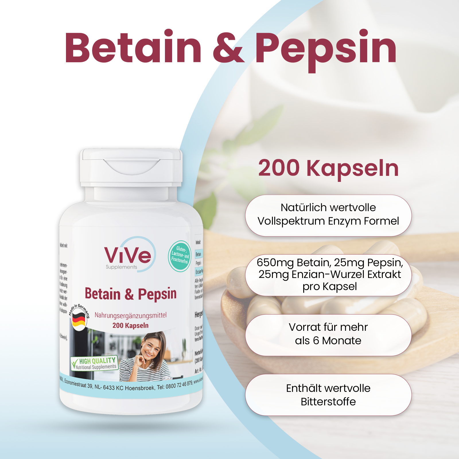 Betain & Pepsin