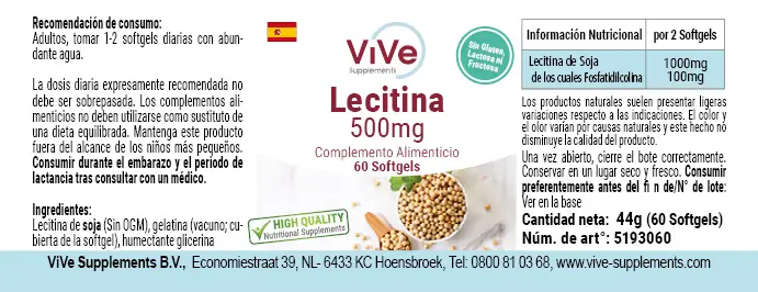 Lecithine 500mg