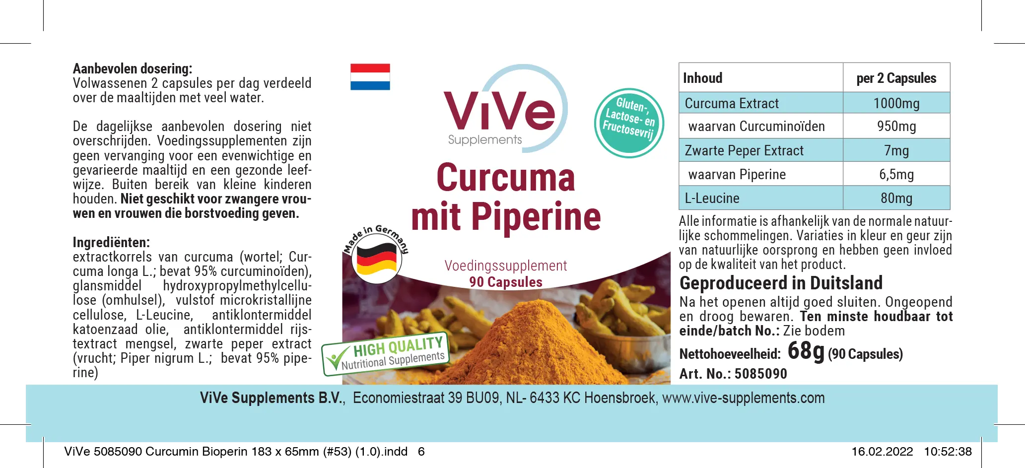 Curcuma with Piperine
