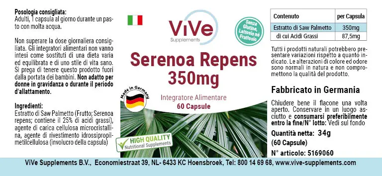 Serenoa repens 350mg