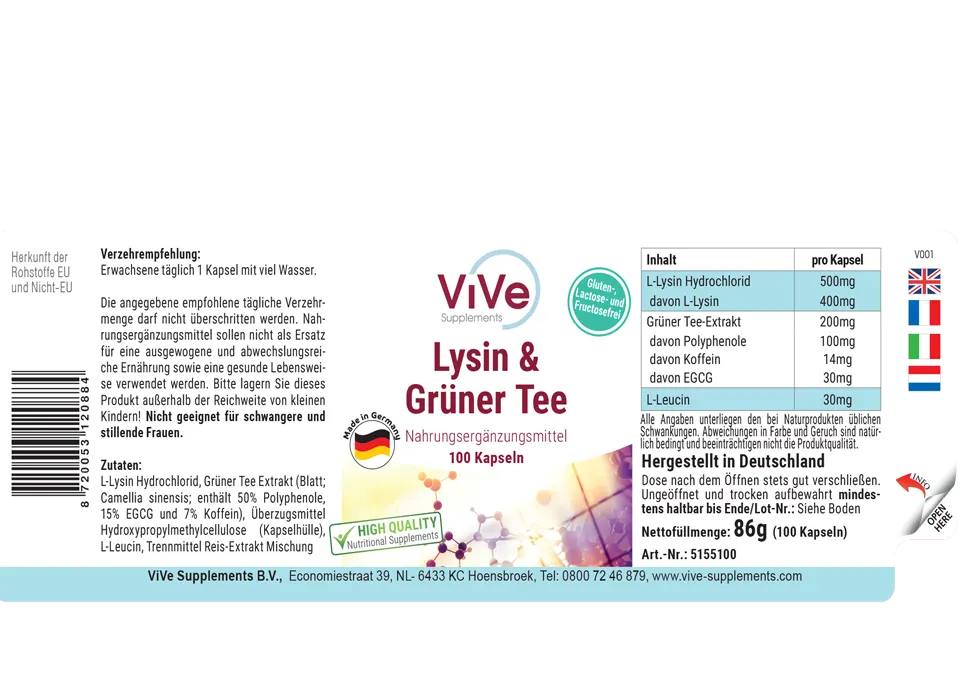 Lysin & Grüner Tee