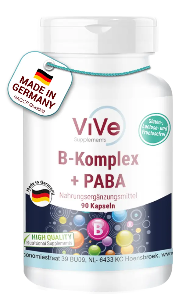 B-Komplex + PABA | Vive Supplements B-Komplex + PABA | Vive Supplements