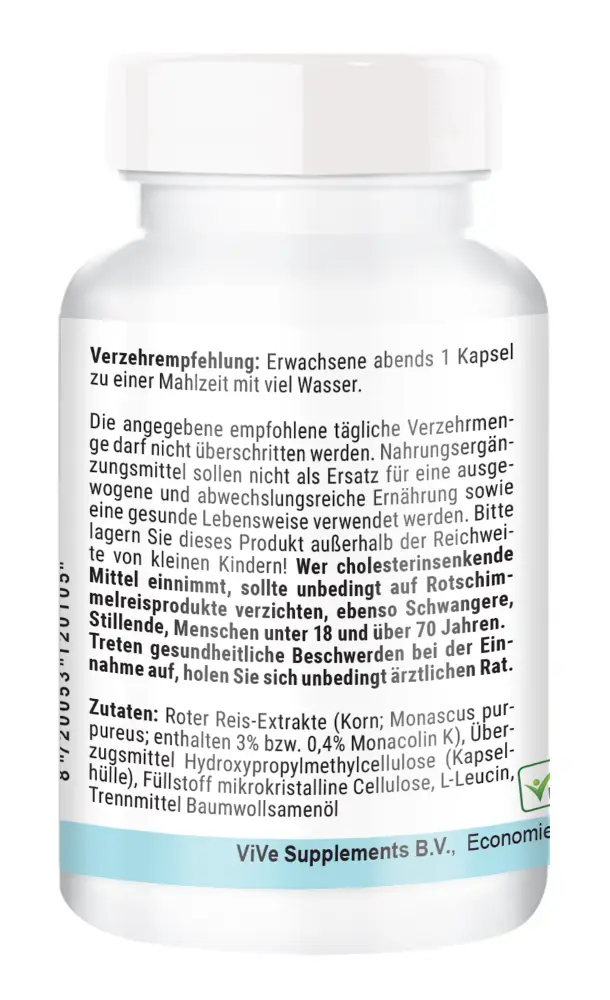 Gefermenteerde Rode Rijst 600mg