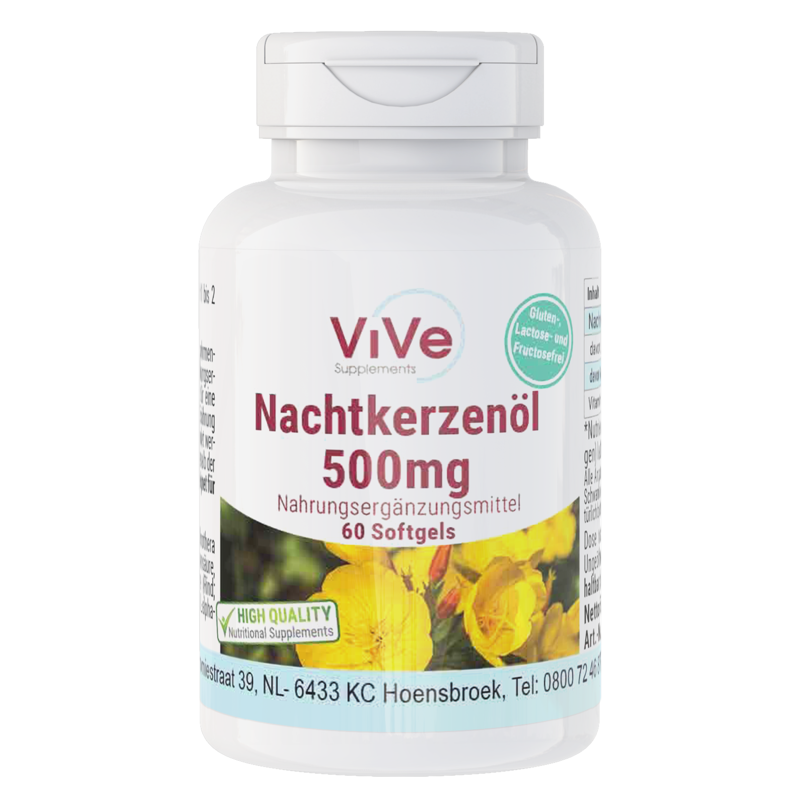Teunisbloemolie 500 mg