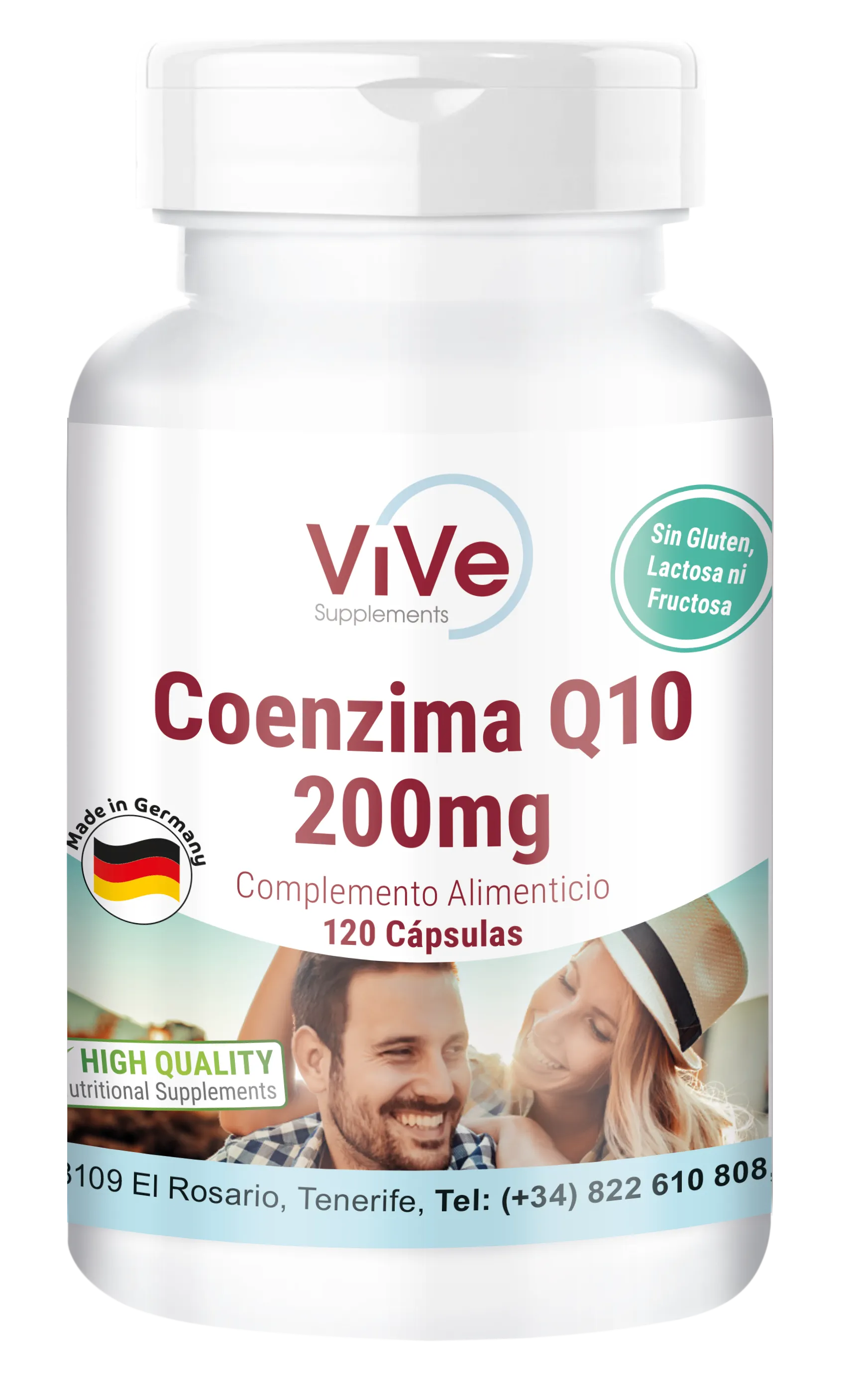 Co-enzym Q10 200mg, 120 Capsules