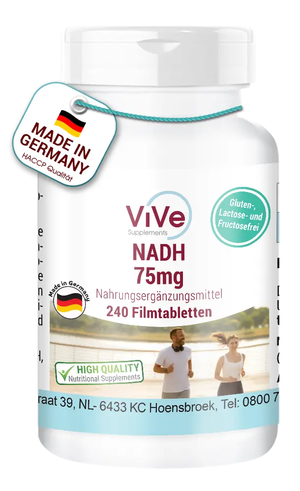 NADH 75mg - 240 Filmtabletten | Vive Supplements