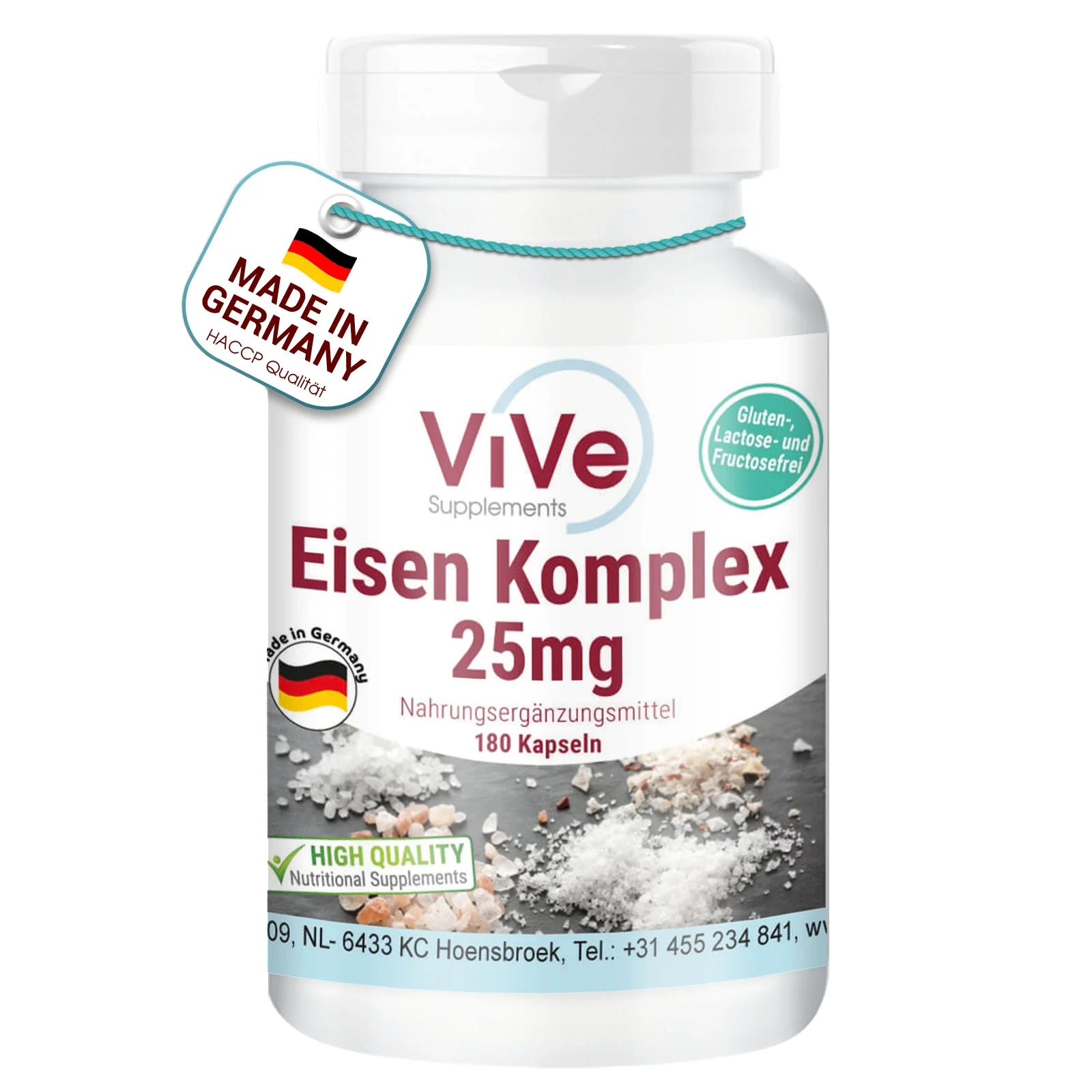 Eisen Komplex 25mg | Vive Supplements Eisen Komplex 25mg | Vive Supplements