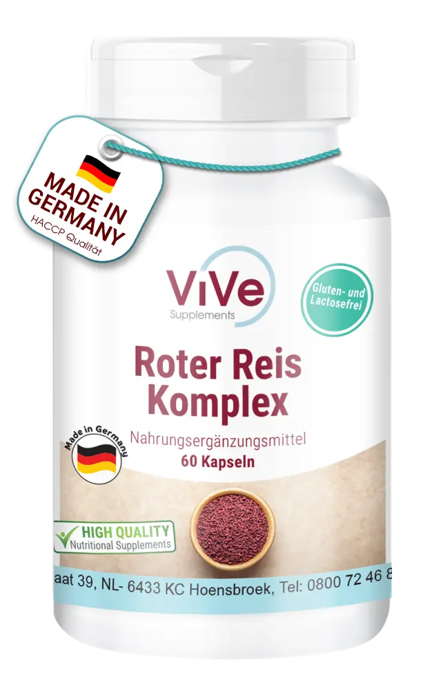Roter Reis Komplex - 60 Kapseln | Vive Supplements Roter Reis Komplex - 60 Kapseln | Vive Supplements