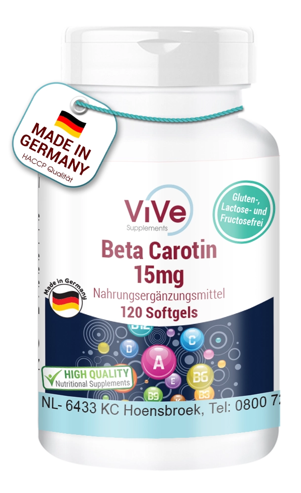 Beta Carotin 15mg | Vive Supplements Beta Carotin 15mg | Vive Supplements