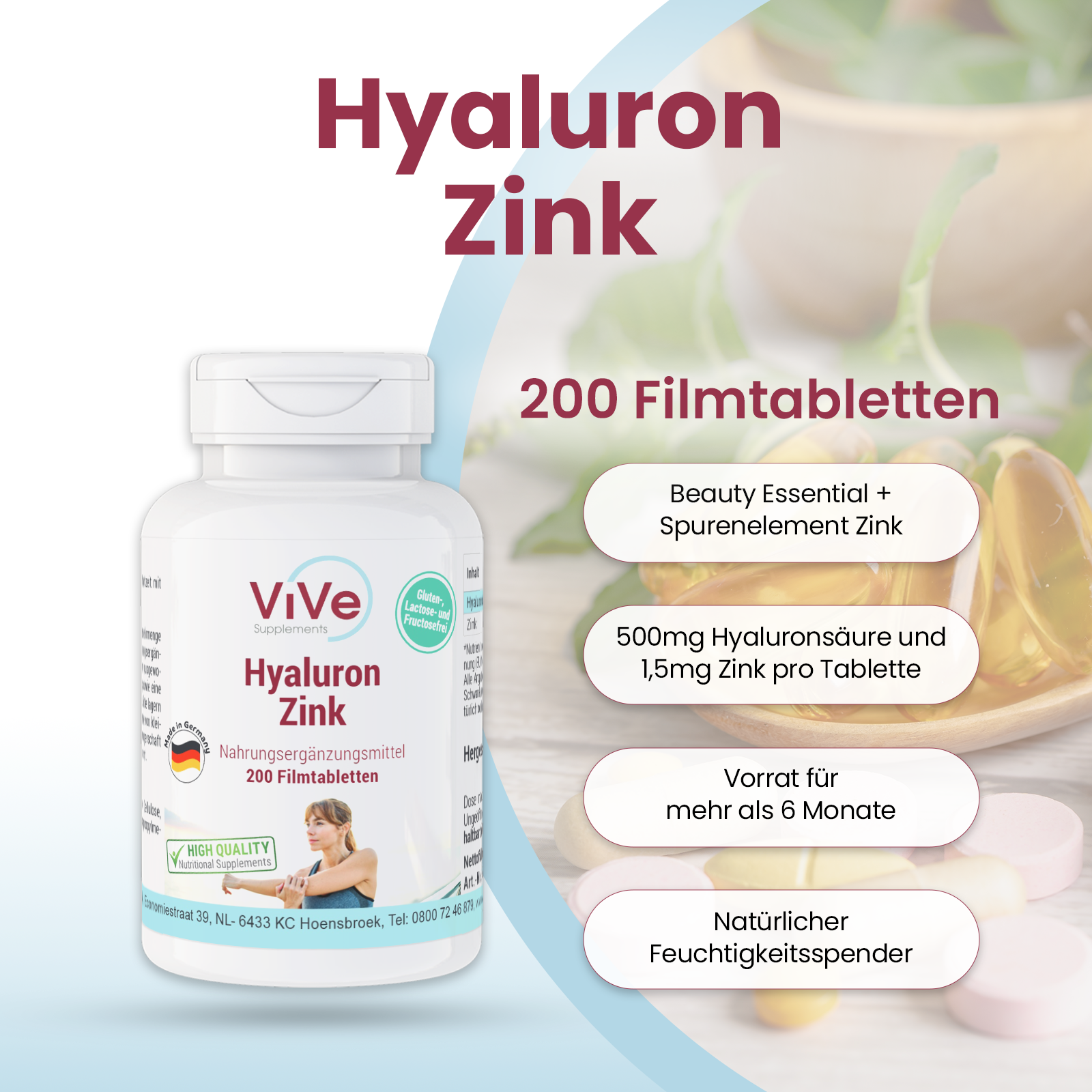 Hyaluronzuur Zink