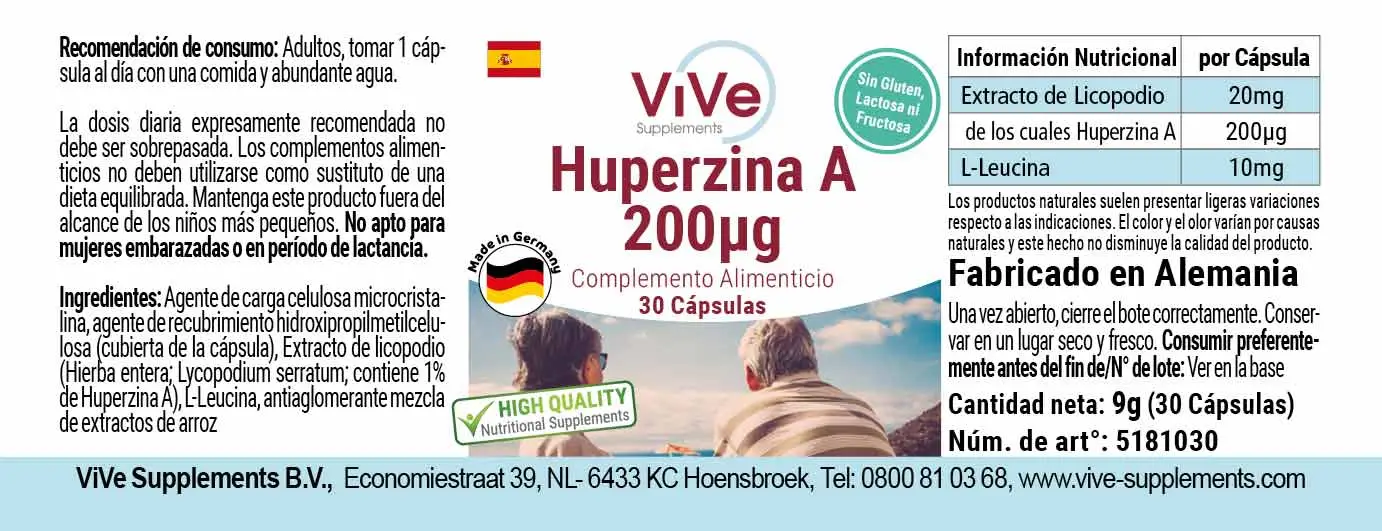 Huperzina A 200µg