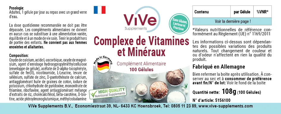 Vitamine- en mineralencomplex