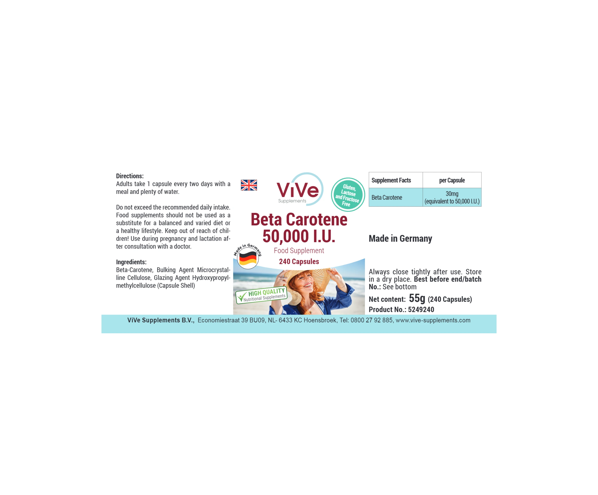 Beta Carotin 50.000 I.E.