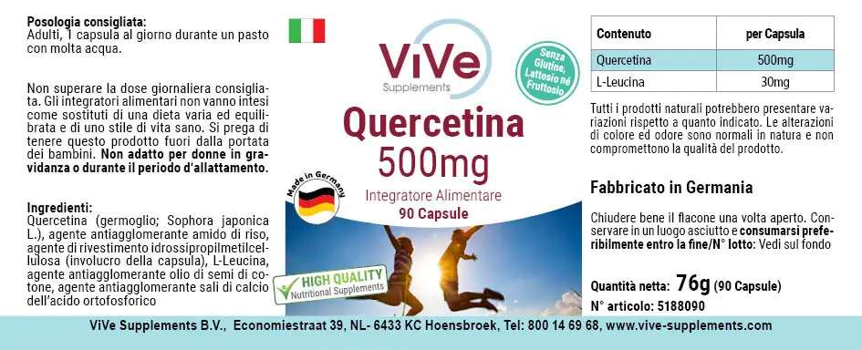 Quercetine 500mg