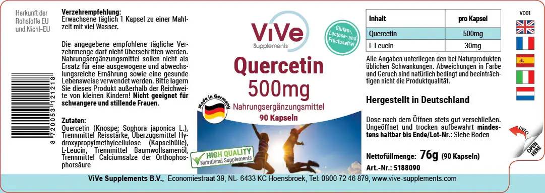 Quercétine 500 mg